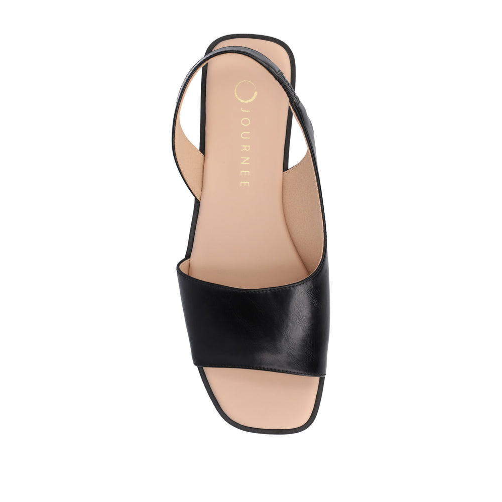 BRINSLEY FAUX LEATHER SANDALS IN WIDE