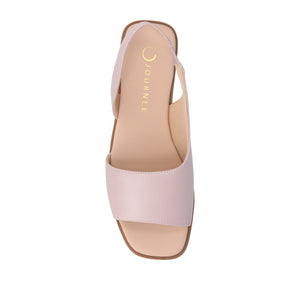 BRINSLEY VEGAN LEATHER SANDALS IN WIDE - Lilac PU