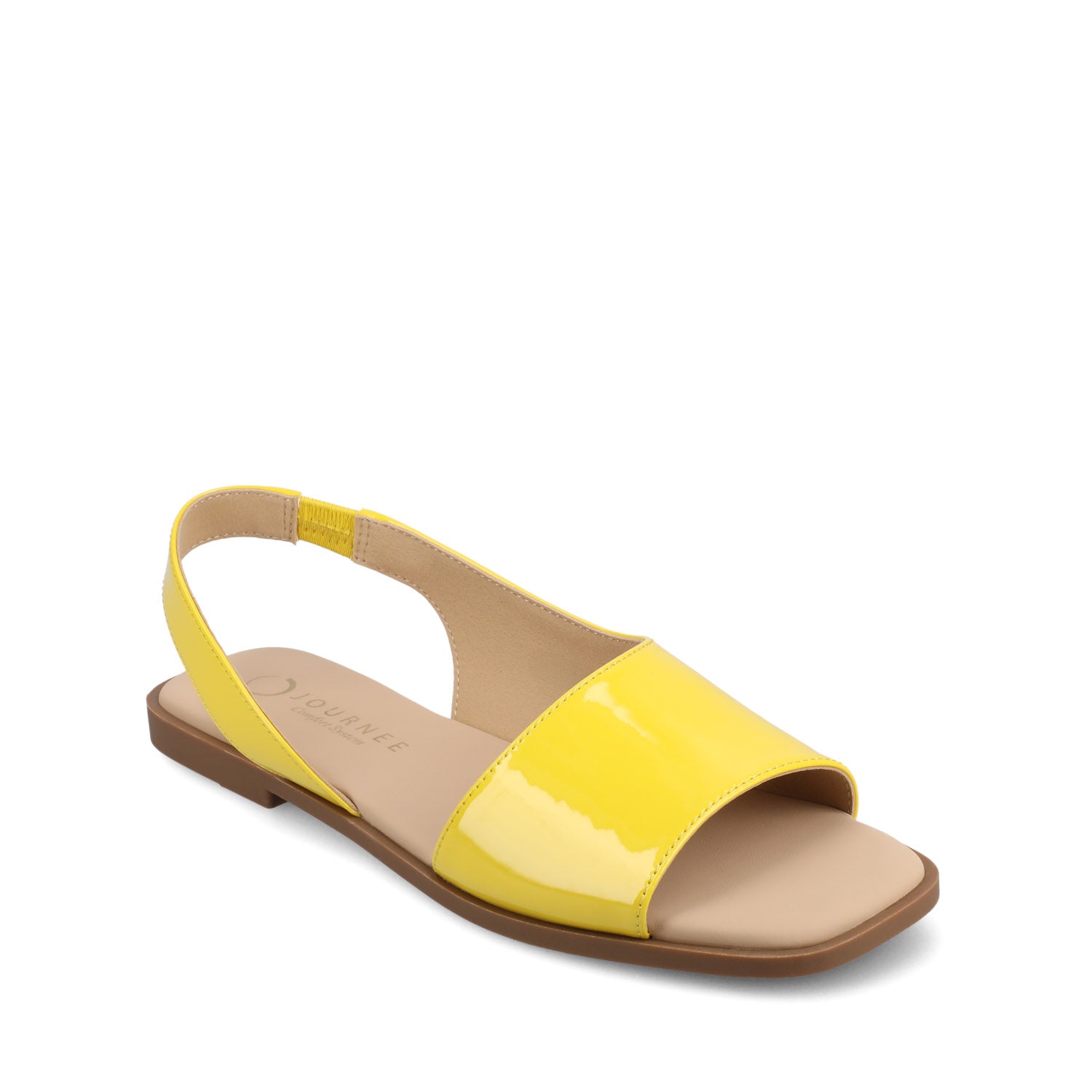 BRINSLEY CUTOUT SANDALS IN PATENT - Mango
