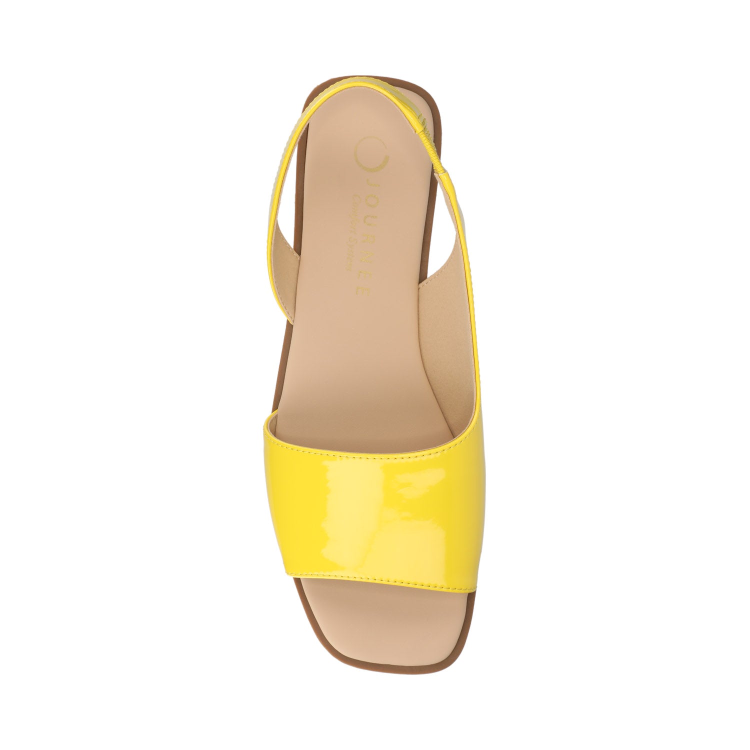 BRINSLEY PATENT SANDALS IN WIDE - Mango