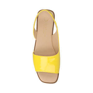 BRINSLEY PATENT SANDALS IN WIDE - Mango