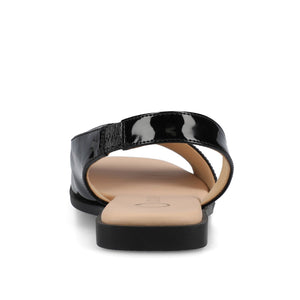 BRINSLEY PATENT SANDALS IN WIDE - Black Patent