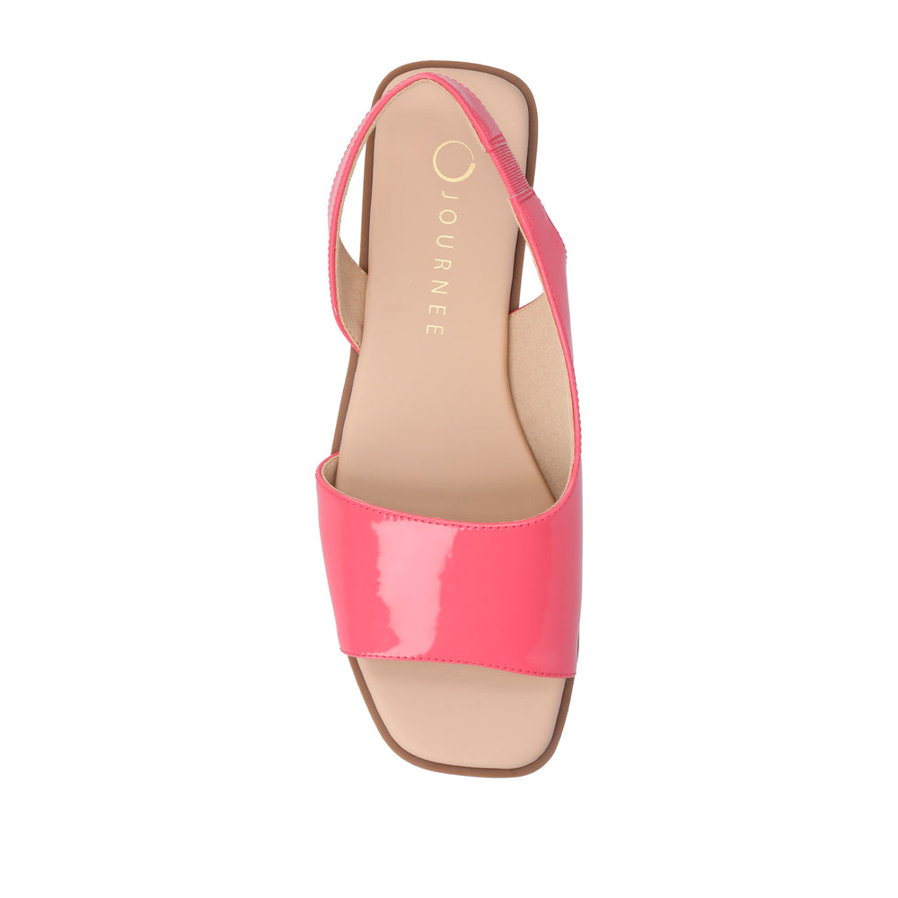 BRINSLEY CUTOUT SANDALS IN PATENT