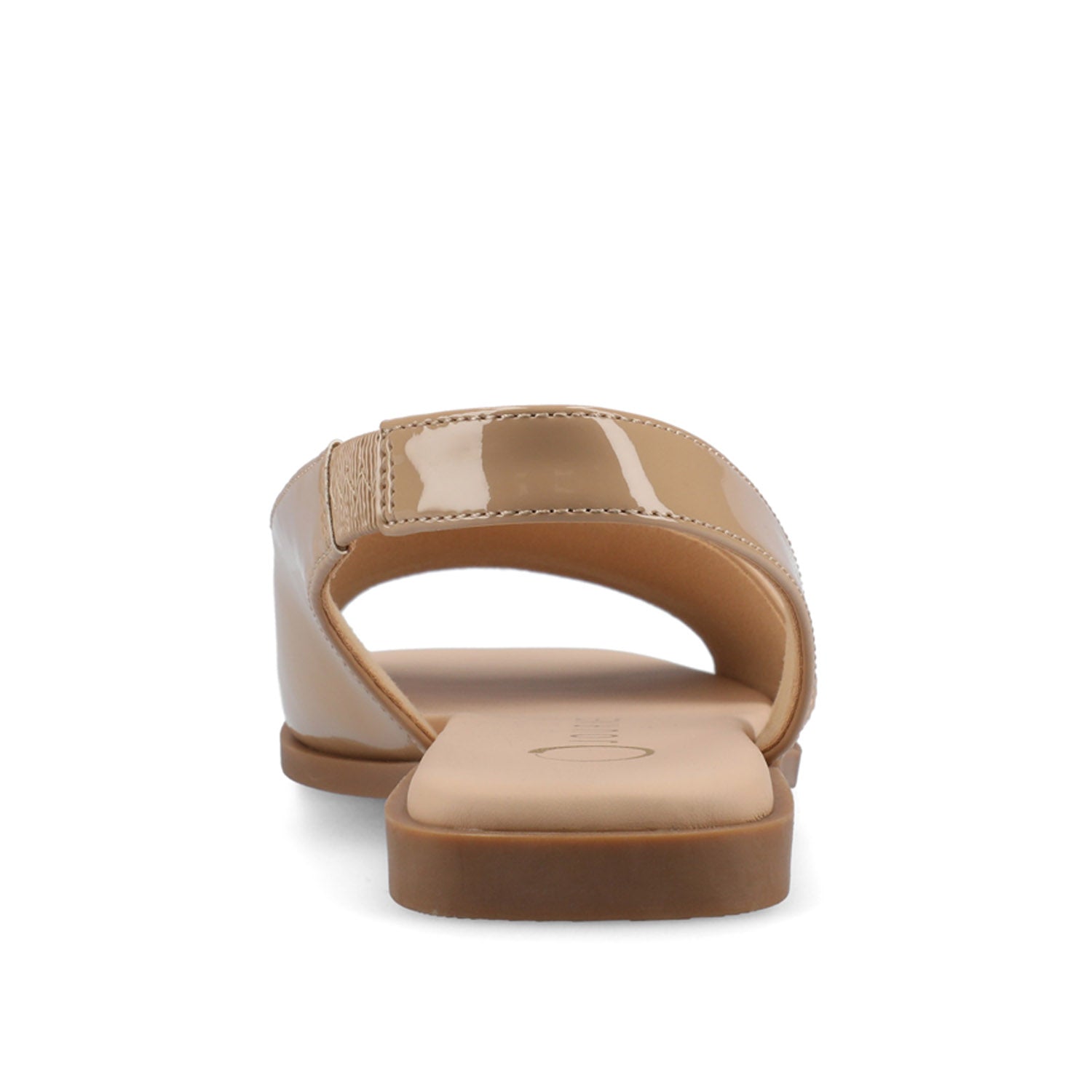 BRINSLEY CUTOUT SANDALS IN PATENT - Nude Patent