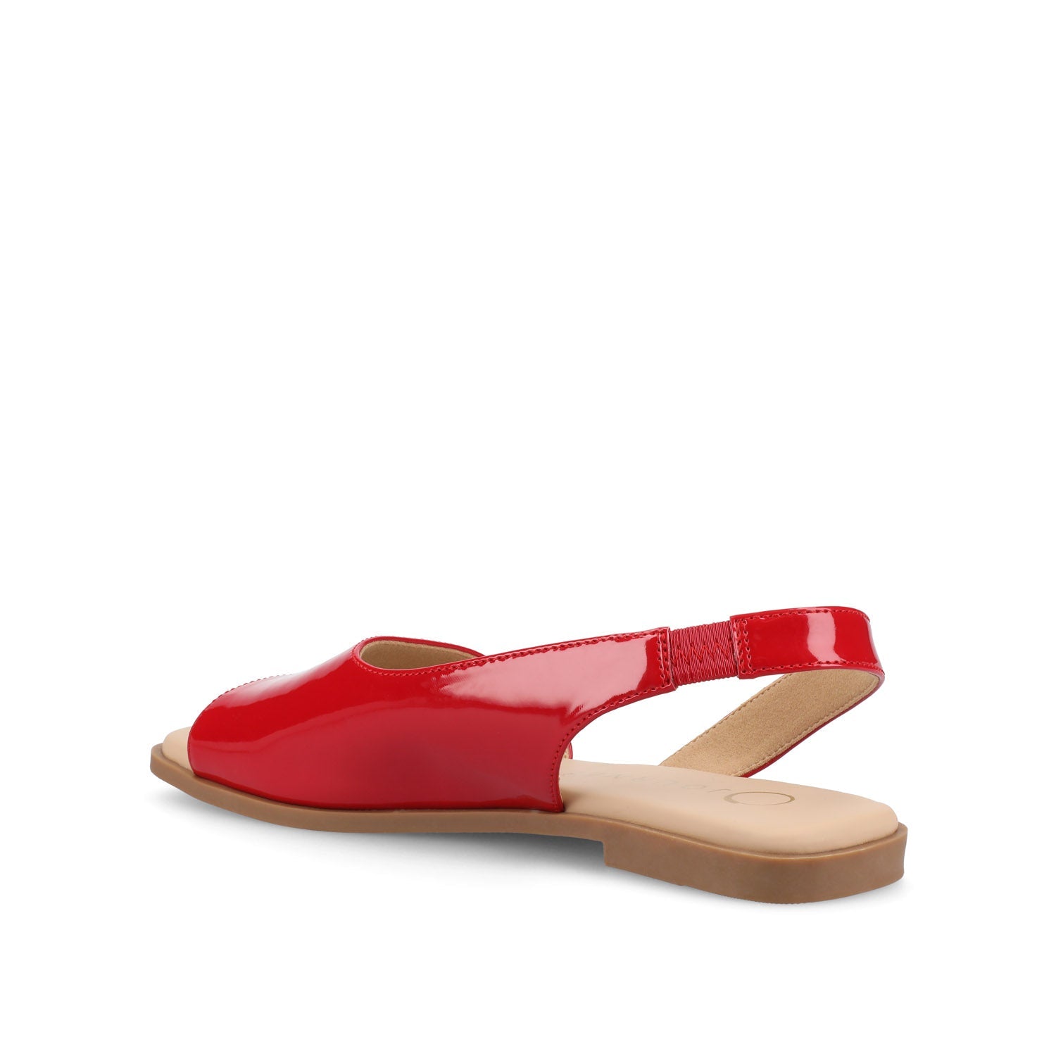 BRINSLEY CUTOUT SANDALS IN PATENT - Red Patent