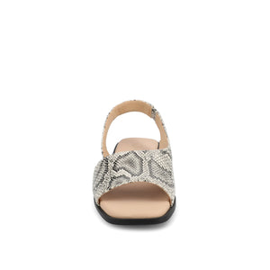 BRINSLEY VEGAN LEATHER SANDALS IN WIDE - Snake