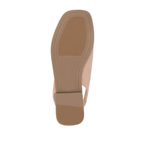BRINSLEY CUTOUT SANDALS IN CROCO - Tan Croco