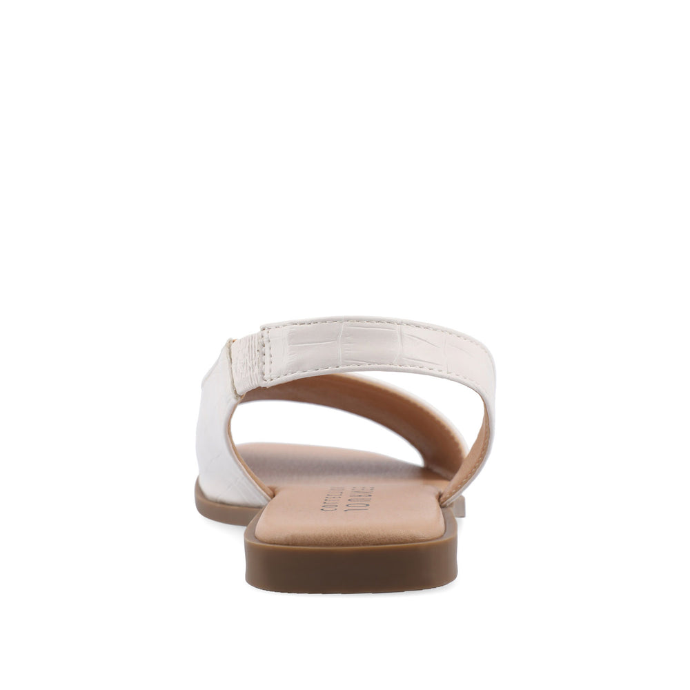 BRINSLEY CROCO SANDALS IN WIDE