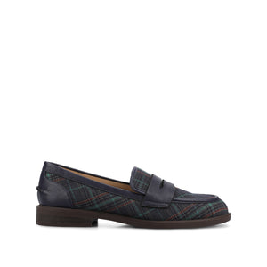 BROOKS NAVY PLAID - WIDE