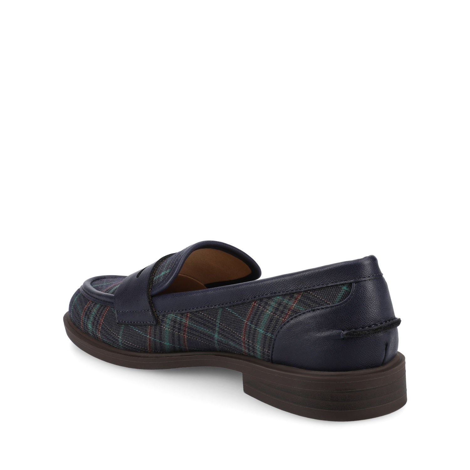 BROOKS NAVY PLAID - WIDE