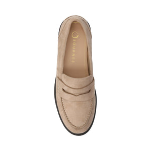 BROOKS PENNY LOAFER IN WIDE - Taupe