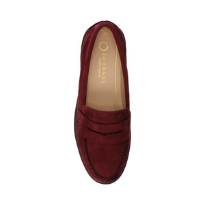 BROOKS IN OXBLOOD SUEDE - WIDE