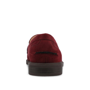 BROOKS IN OXBLOOD SUEDE - WIDE