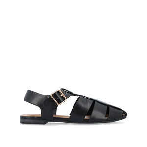 CAILINNA FISHERMAN SANDALS IN WIDE - Black