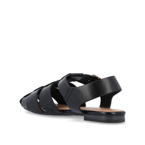 CAILINNA FISHERMAN SANDALS IN WIDE - Black