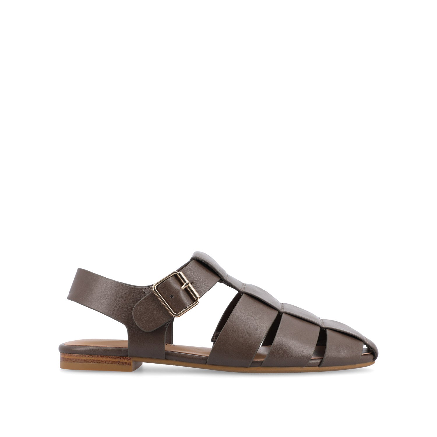 CAILINNA FISHERMAN SANDAL IN VEGAN LEATHER - Brown