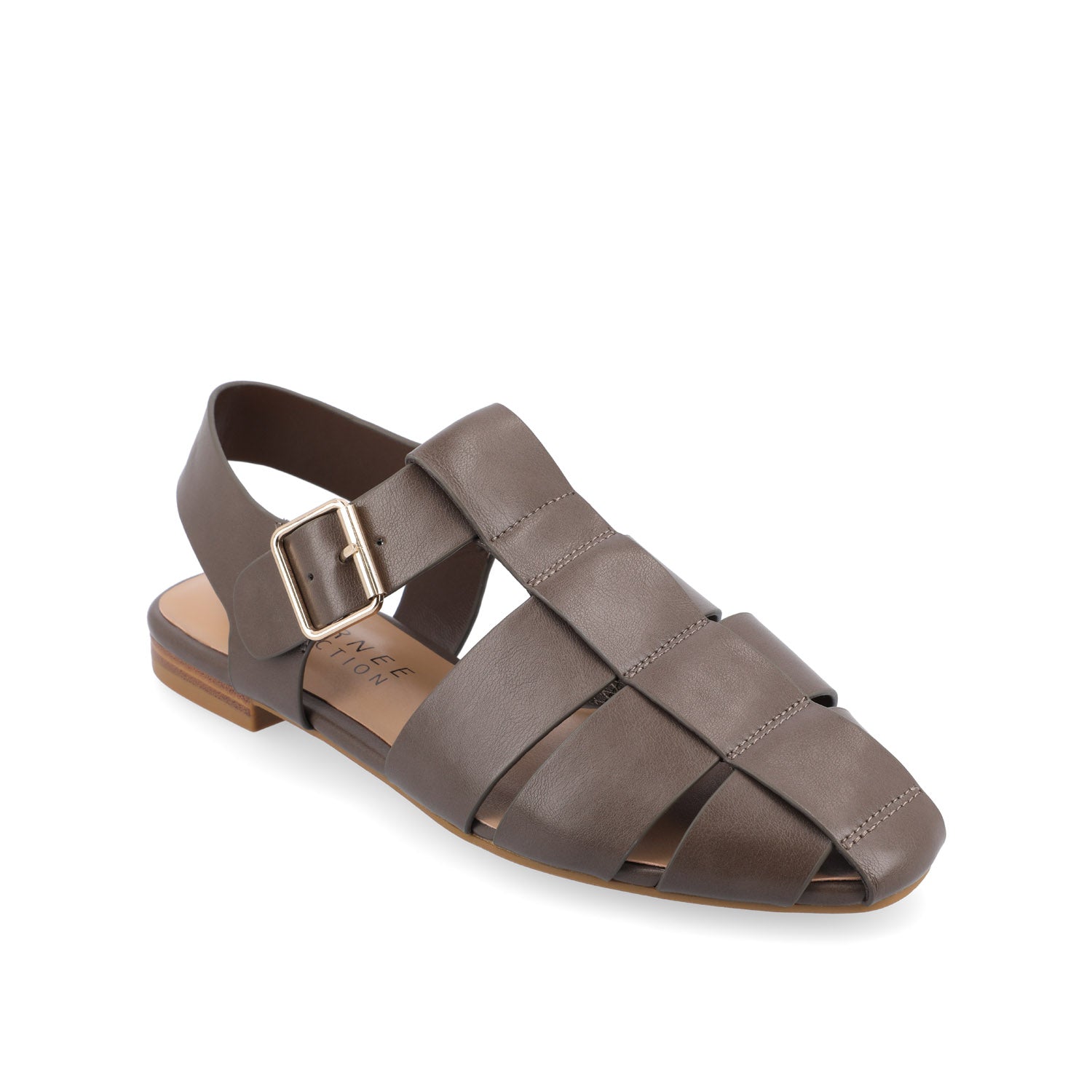 CAILINNA FISHERMAN SANDAL IN VEGAN LEATHER - Brown
