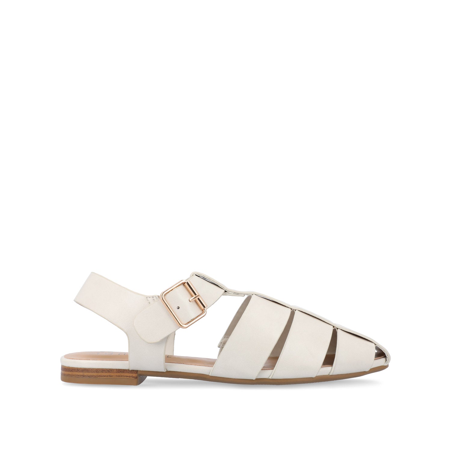 CAILINNA FISHERMAN SANDAL IN VEGAN LEATHER - Ivory