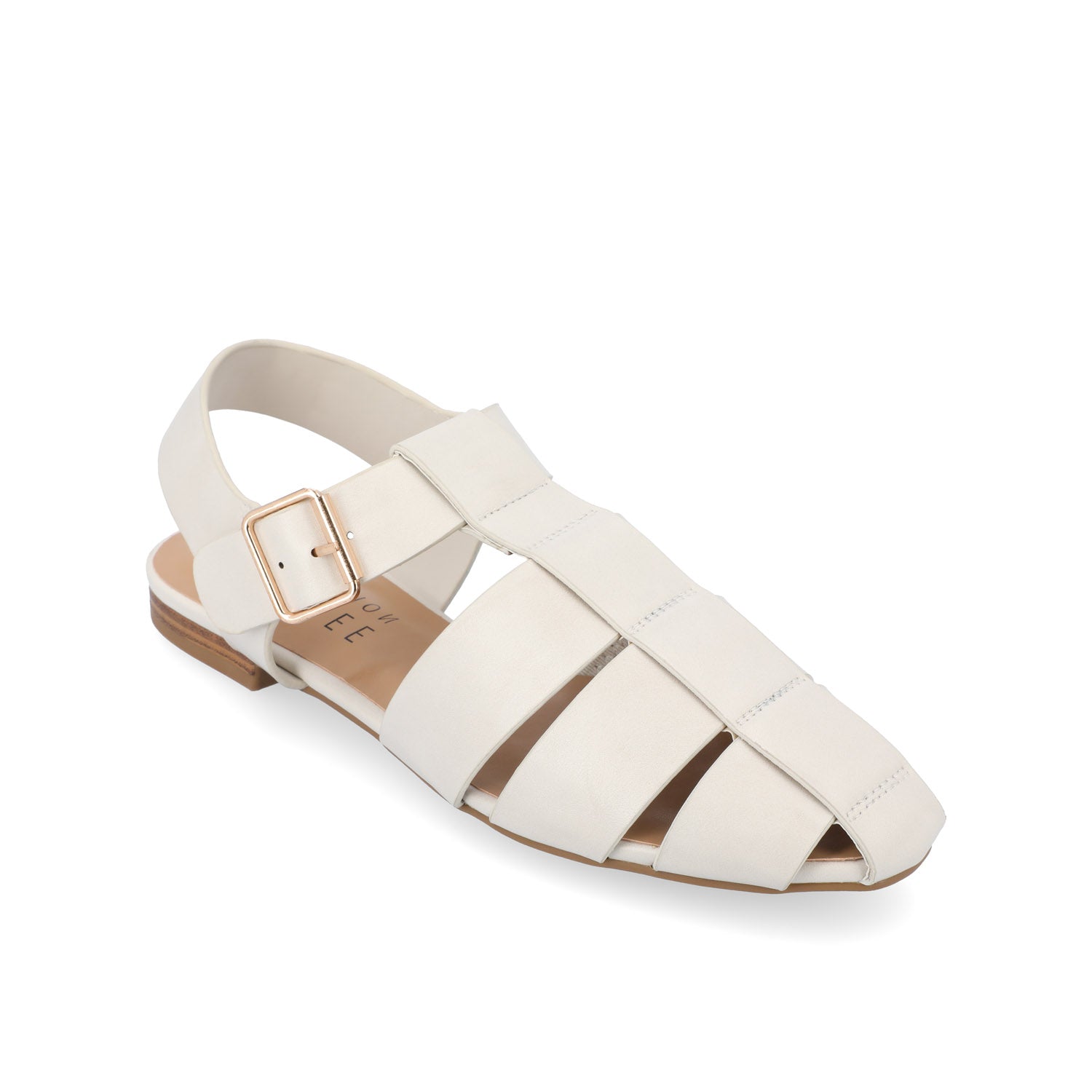CAILINNA FISHERMAN SANDAL IN VEGAN LEATHER - Ivory