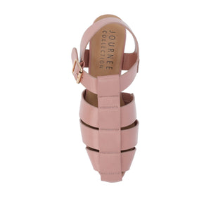 CAILINNA FISHERMAN SANDAL IN VEGAN LEATHER - Mauve