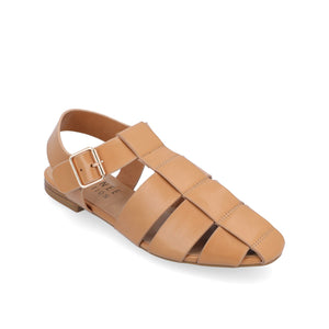 CAILINNA FISHERMAN SANDAL IN VEGAN LEATHER - Tan
