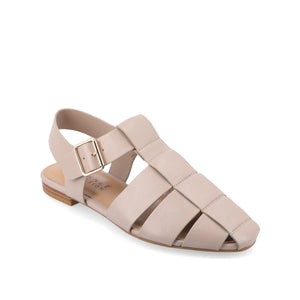 CAILINNA FISHERMAN SANDAL IN VEGAN LEATHER - Taupe