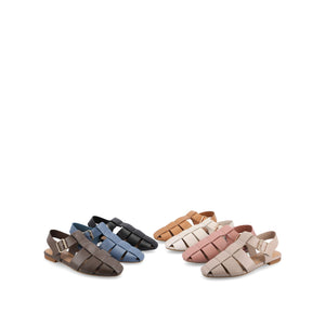 CAILINNA FISHERMAN SANDALS IN WIDE - Ivory