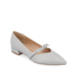 CAIT BALLET FLATS IN FAUX LIZARD - Grey Lizard