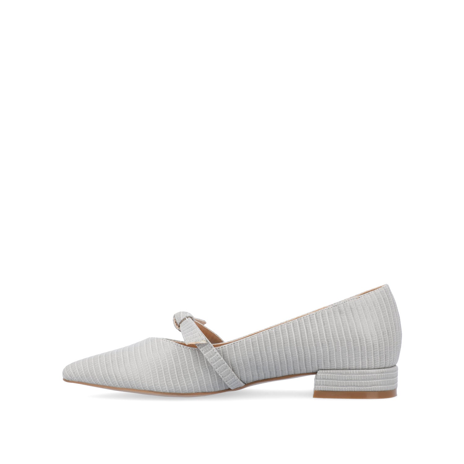 CAIT BALLET FLATS IN FAUX LIZARD