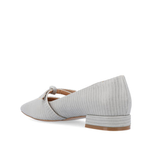 CAIT BALLET FLATS IN FAUX LIZARD