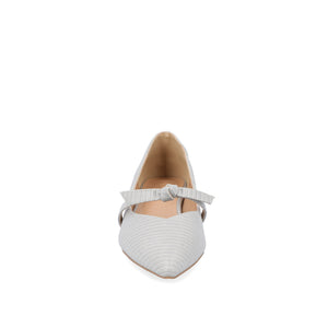 CAIT BALLET FLATS IN FAUX LIZARD