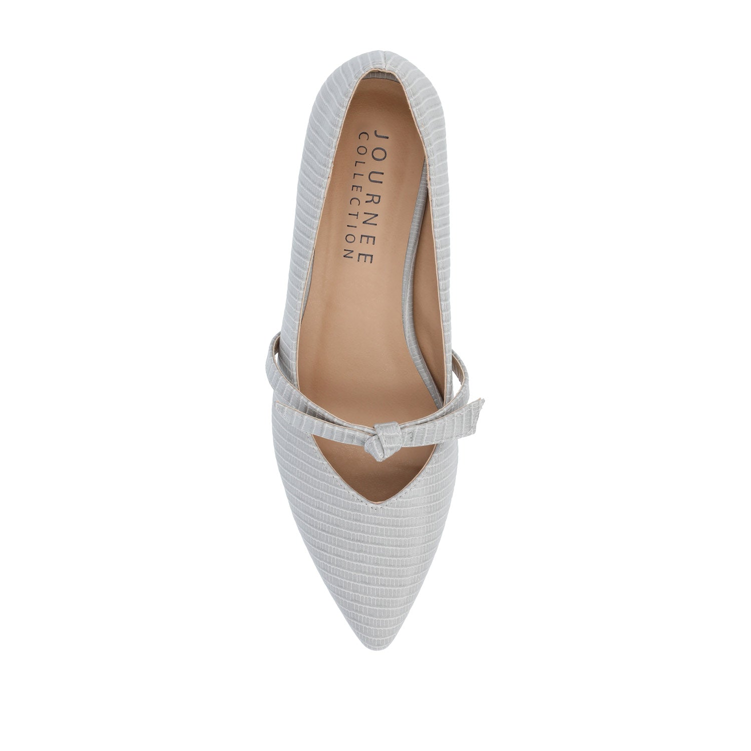 CAIT BALLET FLATS IN FAUX LIZARD