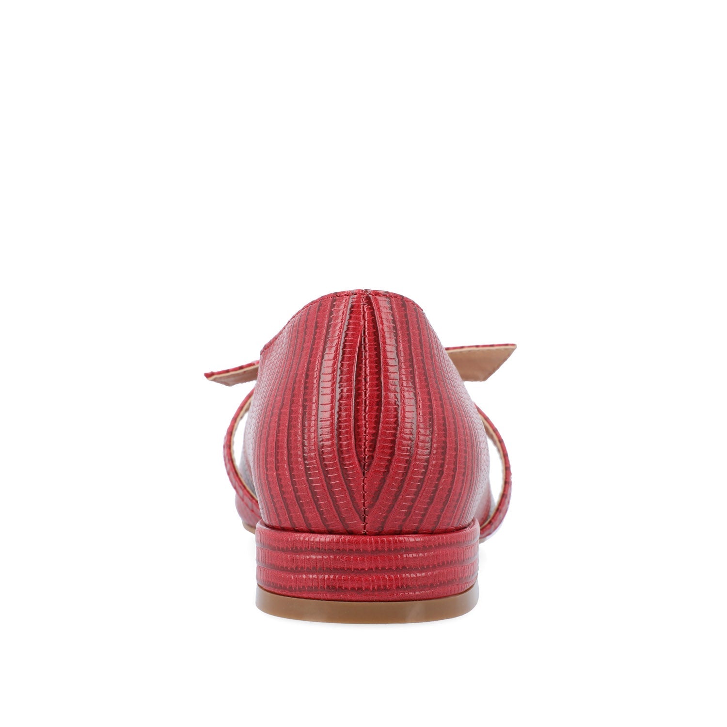 CAIT BALLET FLATS IN WIDE - Red Lizard