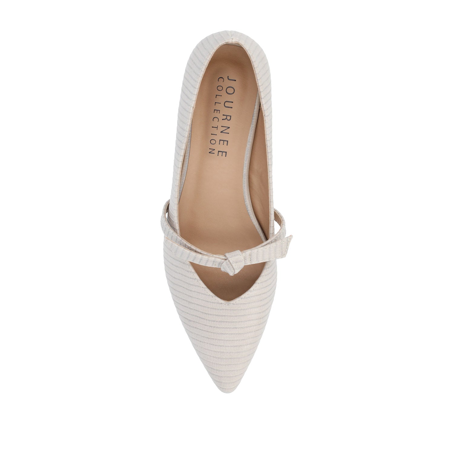 CAIT BALLET FLATS IN FAUX LIZARD