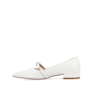 CAIT BALLET FLATS IN FAUX LIZARD