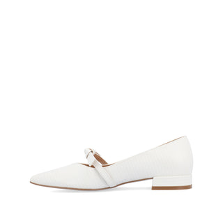 CAIT KITTEN BALLET FLATS IN FAUX LEATHER