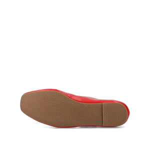 CALLEE BALLET FLATS IN VEGAN LEATHER - Red