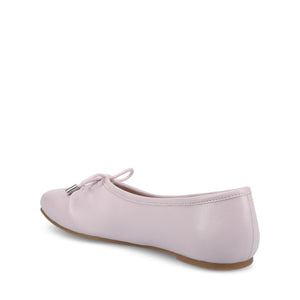 CALLEE VEGAN LEATHER BALLET FLATS IN WIDE - Lilac