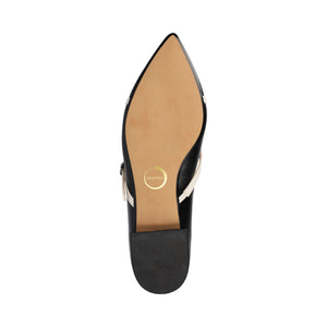 CAMBY DRESS FLAT IN WIDE - Black PU
