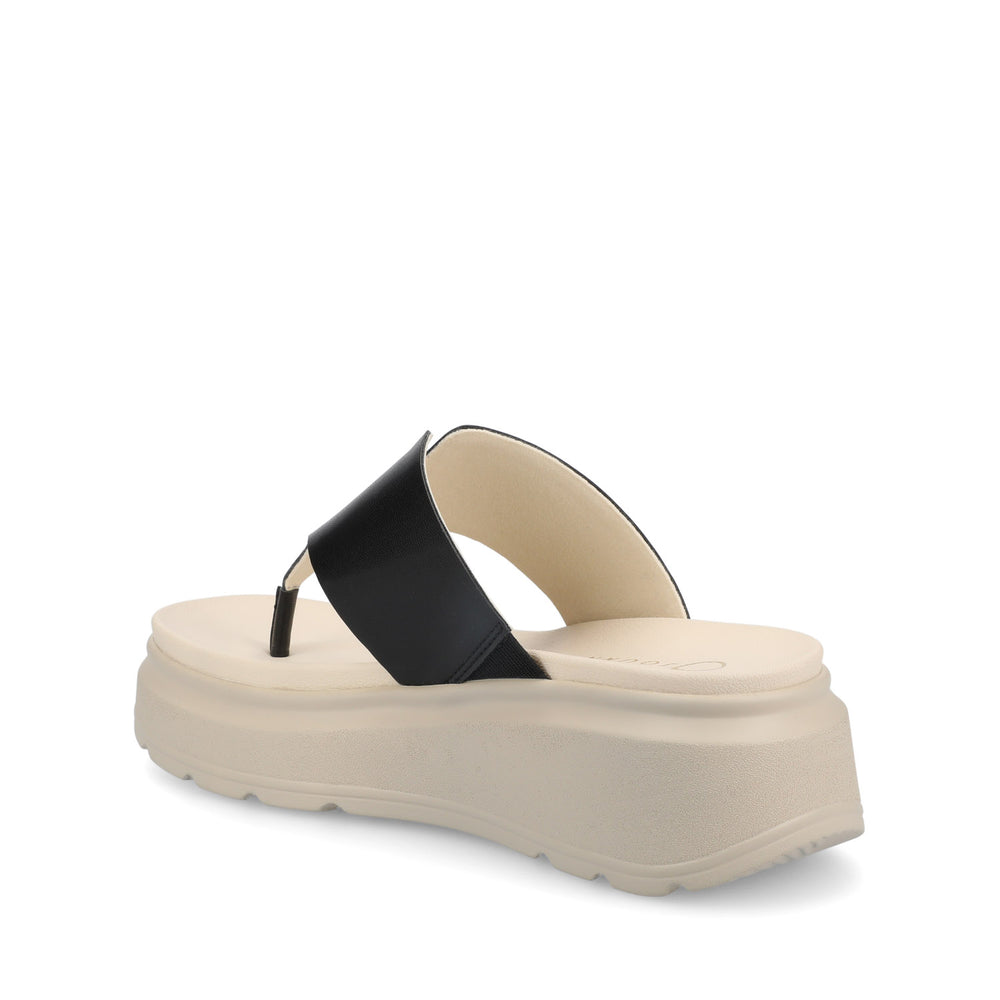 CARAH FLIP FLOP WEDGE SANDALS