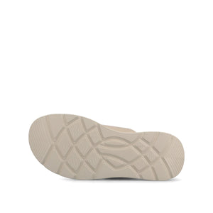 CARAH FLIP FLOP WEDGE SANDALS - Champagne