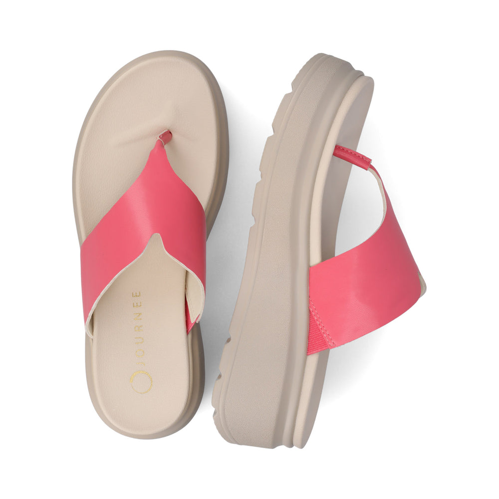 CARAH FLIP FLOP WEDGE SANDALS