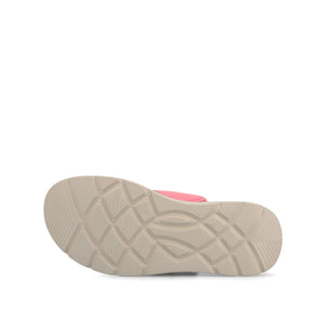 CARAH FLIP FLOP WEDGE SANDALS - Coral