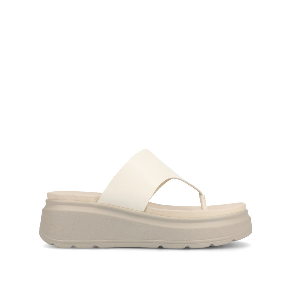 CARAH FLIP FLOP WEDGE SANDALS