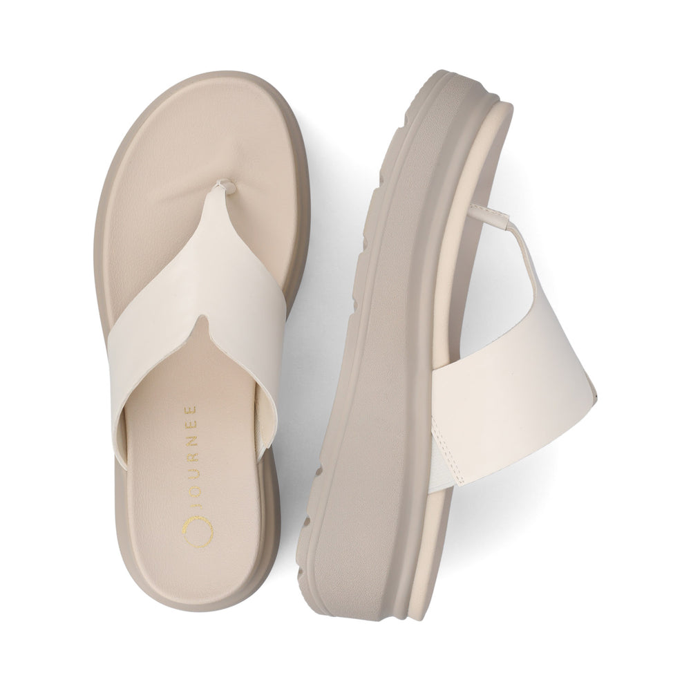 CARAH FLIP FLOP WEDGE SANDALS