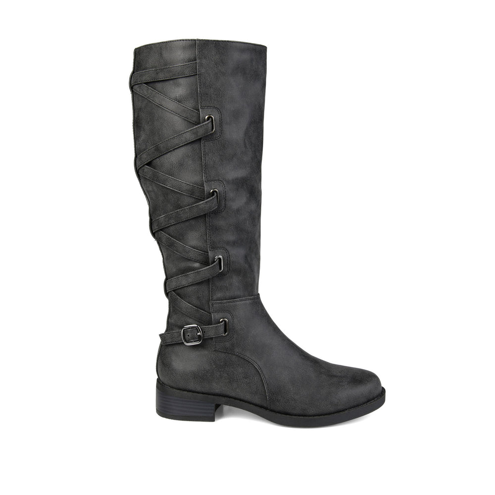 CARLY RIDING BOOTS IN FAUX LEATHER