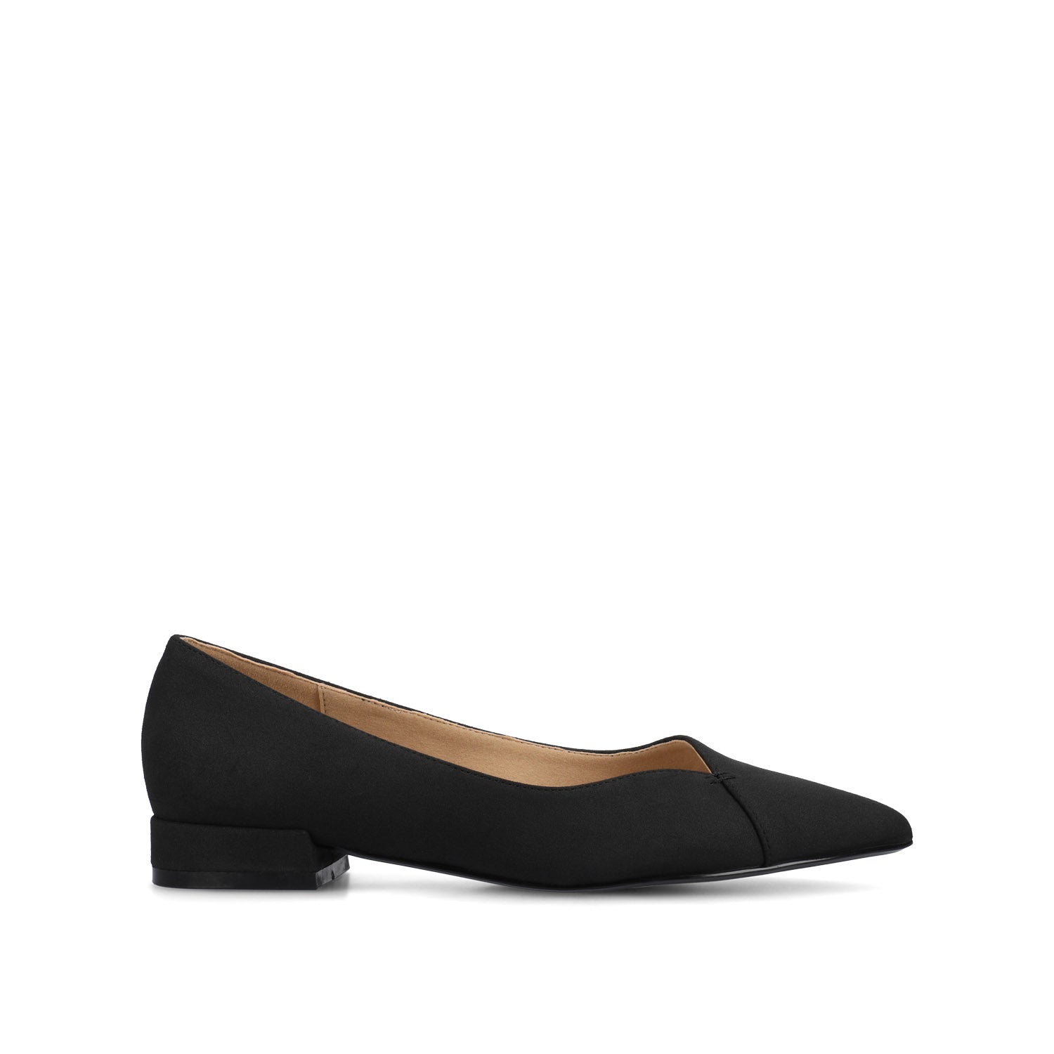 CARMIN DRESS FLATS IN WIDE - Black Suede