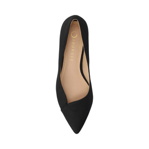 CARMIN DRESS FLATS - Black Suede