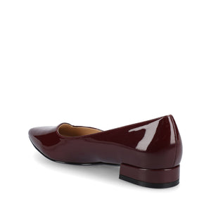 CARMIN DRESS FLATS - Oxblood Patent