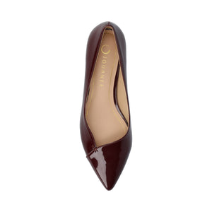 CARMIN DRESS FLATS - Oxblood Patent